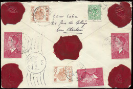 1974, Valeur Déclarée Brief Gefrankeerd Met OBP N° 1075 (2x), 1649 (2x) En 1671, Verstuurd Uit Charleroi 1ère Section 63 - 1970-1980 Elström