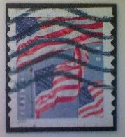 United States, Scott #5657, Used(o), 2022, Three Flags Definitive, (58¢), Red, White, And Dark And Light Blue - Oblitérés