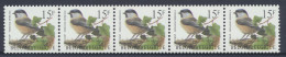 ** Rolzegel N° 83a '15 F Matkop' Nr 0110, Zm (OBP € 105) - 1985-.. Oiseaux (Buzin)