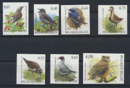 N° 3264/70, Buzin, Vogels, Volledige Reeks Ongetand, Zm (OBP €440) - 2001-…