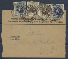 S 5, S10 (2x), S12 Op Fragment 'Nationale Maatschappij Van Belgische Spoortwegen - Tweetalig, Dd. 11 III 1933, Met Afste - Autres & Non Classés