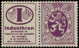 ** PU 26 40c. Indanthren, Zm (OBP €600) - Sonstige & Ohne Zuordnung