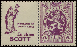 ** PU 30 40c. Scott Croissance, Zm (OBP €1.000) - Other & Unclassified