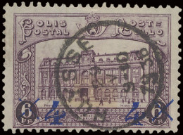 TR 174 4fr. Op 6fr. Violet Met Zeldzame Stempel Huysse (Oost-Vlaanderen), Zm - Andere & Zonder Classificatie