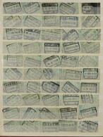 1923/1949 Rijkswapen, Samenstelling 1626 Zegels In Insteekboek, W.o. Veel Verschillende Stationstempels, Zm/m/ntz - Autres & Non Classés