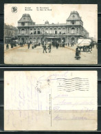 K19943)Ansichtskarte: Bruessel, Le Garre Du Nord, Gelaufen 1918 - Transport (rail) - Stations