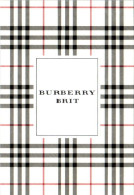 Carte Parfumée Gaufrée Parfum Burberry Brit Dos Blanc En Superbe.Etat - Modernes (à Partir De 1961)