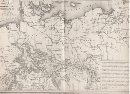 Carte Topographique - ALLEMAGNE - Edition BELIN à PARIS - Usure Du Temps - Topographical Maps