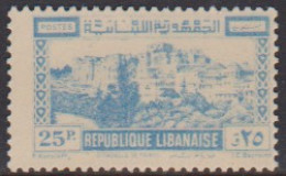 Grand Liban 195a** Variété Impression Sur Gomme - Otros & Sin Clasificación