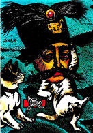 CPSM PERSE Iran Shah Chat Cat Satirique Caricature Non Circulé - Irán