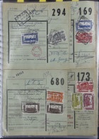1949/1954 TR 304/20 Locomotieven, Samenstelling 114 Vrachtbrieven Of Documenten Met Gevarieerde Frankeringen En Verschil - Autres & Non Classés