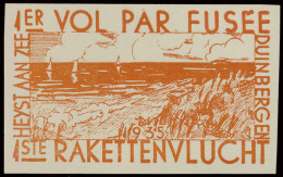 E 7/9 Eerste Raket Voor Postvervoer, Zm (OBP €650) - Erinnophilie - Reklamemarken [E]