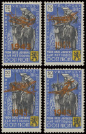 ** E 34/37 Complete Set, 16 Zegels, Zm (OBP €1.680) - Erinnophilie - Reklamemarken [E]