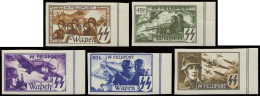 ** E 44/48 Ongetand Met Bladboord Rechts Met Fotocertificaat Kaiser, Zm (OBP €925) - Erinnophilie - Reklamemarken [E]