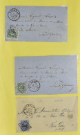 1871/1914 Postgeschiedenis, Tournai, Verzameling 115 Brieven Of Kaarten, PWST + 36 Zegels + Documentatie In Ringmap, Zm/ - Otros & Sin Clasificación