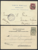1873/1915 Verzameling Correspondentie Van +/-100 Stuks, Meestal De Grote Steden, Verschillende Emissies Voor De Stempelz - Autres & Non Classés
