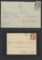 1894/1907 Samenstelling 65 Poststukken Met Diverse Afstempelingen W.o. Brede Baard, Zm/m/ntz - Autres & Non Classés