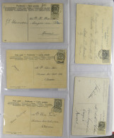 1901/1976 Verzameling Honderden Poststukken In 2 Grote Ringmappen, W.o. Veel Fijne Baard, 1915, Boudewijn Bril, Zm/m - Sonstige & Ohne Zuordnung