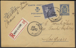 1910/1950 Verzameling Brieven, Vele Mooie Stempels Op Vele Aangetekende Brieven, Zm/m/ntz - Other & Unclassified