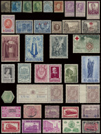 **/*/0 1849/2016 Prachtcollectie In 10 KaBe Albums, W.o. Klassiek, Stempels, N° 37 * Met Certificaat, Fijne Baard **, Gr - Collections