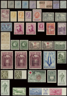 1858/1985 Verzameling In 8 Safe Albums, W.o. Semi-klassiek, Rode Kruis *, Helm * (ntz), BL 1 *, Houyoux Ongetand, Antwer - Collections