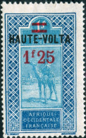 ALTO VOLTA – UPPER VOLTA – BURKINA FASO, SOPRASTAMPATO, 1926, FRANCOBOLLO NUOVO (MLH*) Mi:BF 38, Scott:BF 38, Yt:BF 36 - Unused Stamps