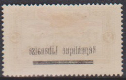 Grand Liban PA 23b* Variété Surcharge Recto-verso - Andere & Zonder Classificatie