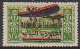 Grand Liban PA 29c** Variété Double Surcharge Rouge Et Noire - Autres & Non Classés