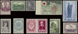 **/*/0 1849/1984 Verzameling In 3 Albums Davo, W.o. Merode *, Kastelen Gest., Poortman 2,45fr. **, 582 BA **, 1007 **, B - Sammlungen