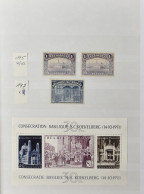 **/* 1915/1960 Samenstelling In Insteekboekje W.o. 145 ** + *, 147 *, Poortman **, 879 **, UPU *, BL 2 En 3 (ntz, Zegels - Collections