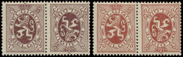 ** 1929/1937 Heraldieke Leeuw, 276/288A, 315/16, 375A/376, 455 En KP 3/12, Zm (OBP €572,90) - Collections
