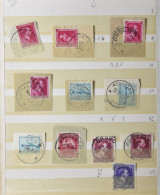 Samenstelling 120 Zegels Met Sterstempels Op Fragmenten, Diverse Periodes, Zm - Collections