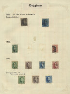 **/*/0 1849/1946 Startverzameling Op Oude Bladen, W.o. F 71 En F 73, Brede Baard */gest., Zm/m/ntz - Collections
