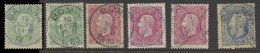 N° 1/3 Small Lot Of 6 Stamps, Cancelled Boma, Banana, Matadi, Vf/f/to Be Checked - 1884-1894