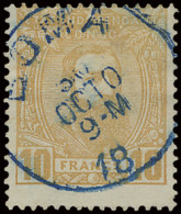 N° 13 10Fr. Yellow Ochre - Off Centre Upwards Cancelled Boma In Blue, Vf (OBP €550) - 1884-1894