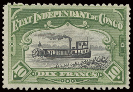 * N° 29b 10Fr. Green With Scarce Perforation 12x14 1/4, Plate I1 + A1, Position #6 Of The Sheet, Hinged, With Photo Cert - Other & Unclassified