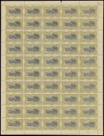 ** N° 59 50c Olive - Mols Bilingual 1910 Issue Full Sheet Of 50 Stamps, Perforation 14, MNH, Vf/f - Sonstige & Ohne Zuordnung