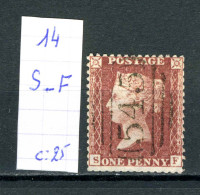 Grande-Bretagne    N° 14  S -F - Used Stamps