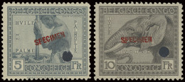 ** N° 106/117 Vloors Issue Full Set With SPECIMEN Overprint In Red, Punched, MNH, Vf (OBP €520) - Other & Unclassified