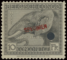 ** N° 106/117 1923 - Vloors Issue With SPECIMEN Overprints In Red And Punched Hole, Full Set, MNH, Vf (OBP €520) - Sonstige & Ohne Zuordnung