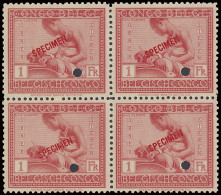 ** N° 118, 119, 121, 123, 125, 127 And 128 1925 - Vloors Issue With SPECIMEN Overprints In Red And Punched Hole, Full Se - Sonstige & Ohne Zuordnung