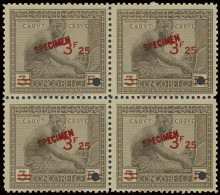 ** N° 161A 1931 - Vloors Issue With SPECIMEN Overprint In Red And Punched Hole, Block Of 4, MNH, Vf (OBP €340) - Other & Unclassified