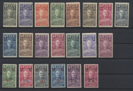 ** N° 135/149 And 162/167 Stanley Issue And Stanley Issue With Surcharge Full Sets MNH, Vf (OBP €210) - Other & Unclassified