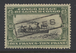* TX 40-Cu 10Fr. Green - Mols Bilingual 1910 Issue With Watermark, With Boxed Overprint TAXES In Black, Hinged, Vf - Sonstige & Ohne Zuordnung