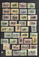*/(*)/0 1900/1960 Accumulation Of Hundreds Of Stamps With Overprint TAXES, Mainly Du Four Type IX, A Lot Of Doubles, In  - Sonstige & Ohne Zuordnung