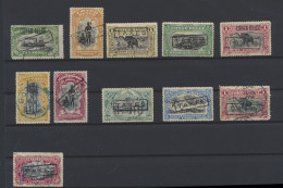 */(*)/0 1900/1915 Accumulation Of 11 Stamps With Overprint TAXES (Du Four Type II), Vf/f/to Be Checked - Sonstige & Ohne Zuordnung