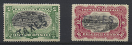 (*) 1909/1915 Two Stamps With Overprint TAXES (Du Four Type VIII), Vf/f - Autres & Non Classés