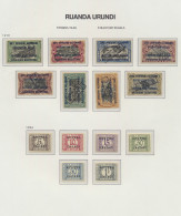 * TX 1/8 And TX9/14 1919 - Mols EAAOB Issue With Boxed Overprint TAXE And 1924 Taxe Issue Full Sets Hinged, Vf (OBP €154 - Other & Unclassified