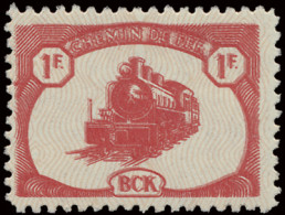 * CP 24-Cu 1F. Red, With Curiosity Double Printing, LH, Very Impressive, Unlisted In OBP, Very Scarce, In Superb Quality - Colis Postaux