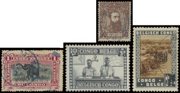 **/*/0 1886/1960, Belgian Congo Collection In Victoria Album Including A Lot Of Full Sets, MNH, Hinged, Cancelled, Some  - Sammlungen